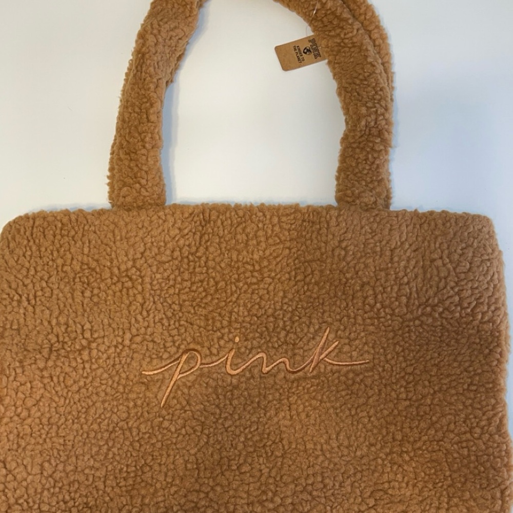 PINK Victoria's Secret Sherpa Tote Bag